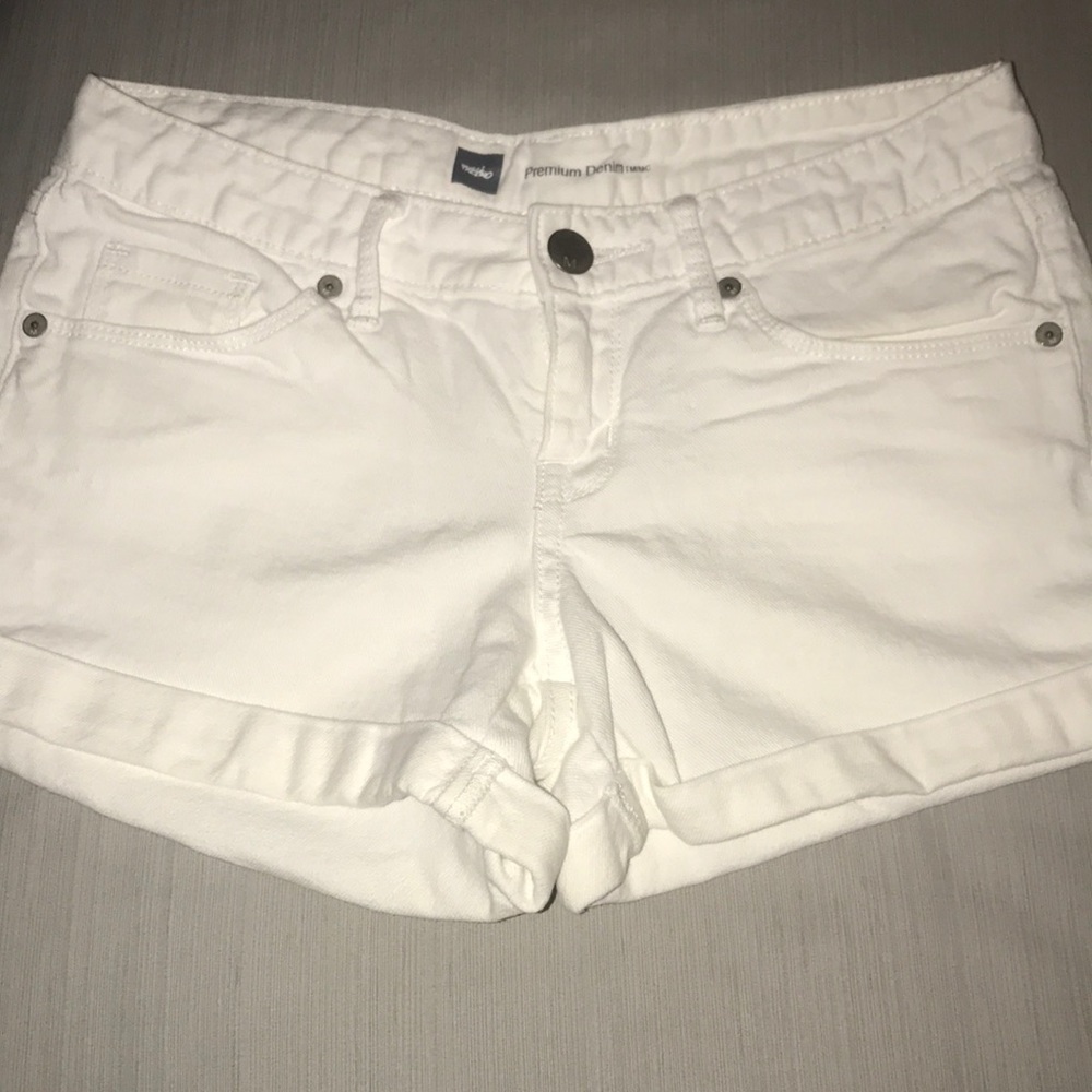 Mossimo white denim shorts